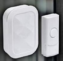 Звонок беспроводной аналоговый IEK ДЗБ3-36М 36 мелодии 150м Белый картинка 